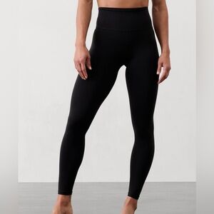 Athleta Elation Ultra High Rise Shine Black Leggings S